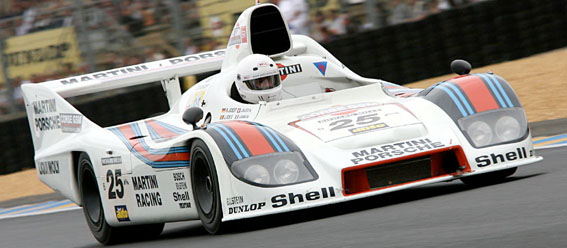 Porsche’s turbocharged 936, victorious at the 1976 Le Mans