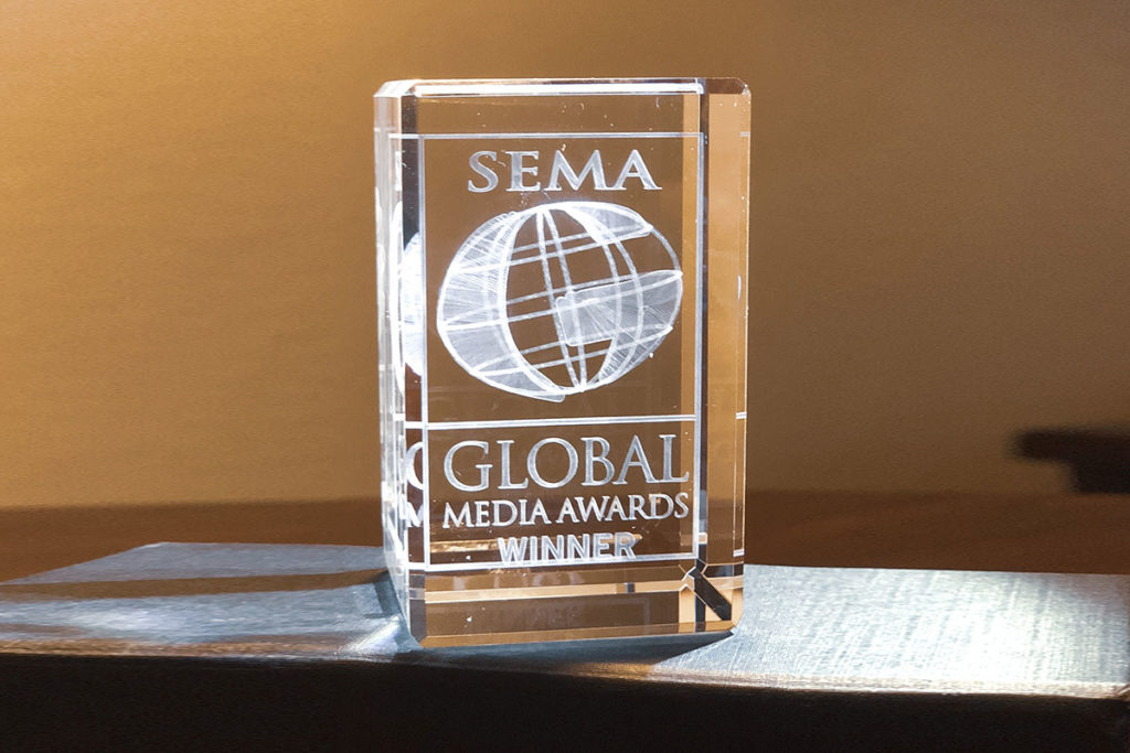 SEMA 2019 Global Media Award