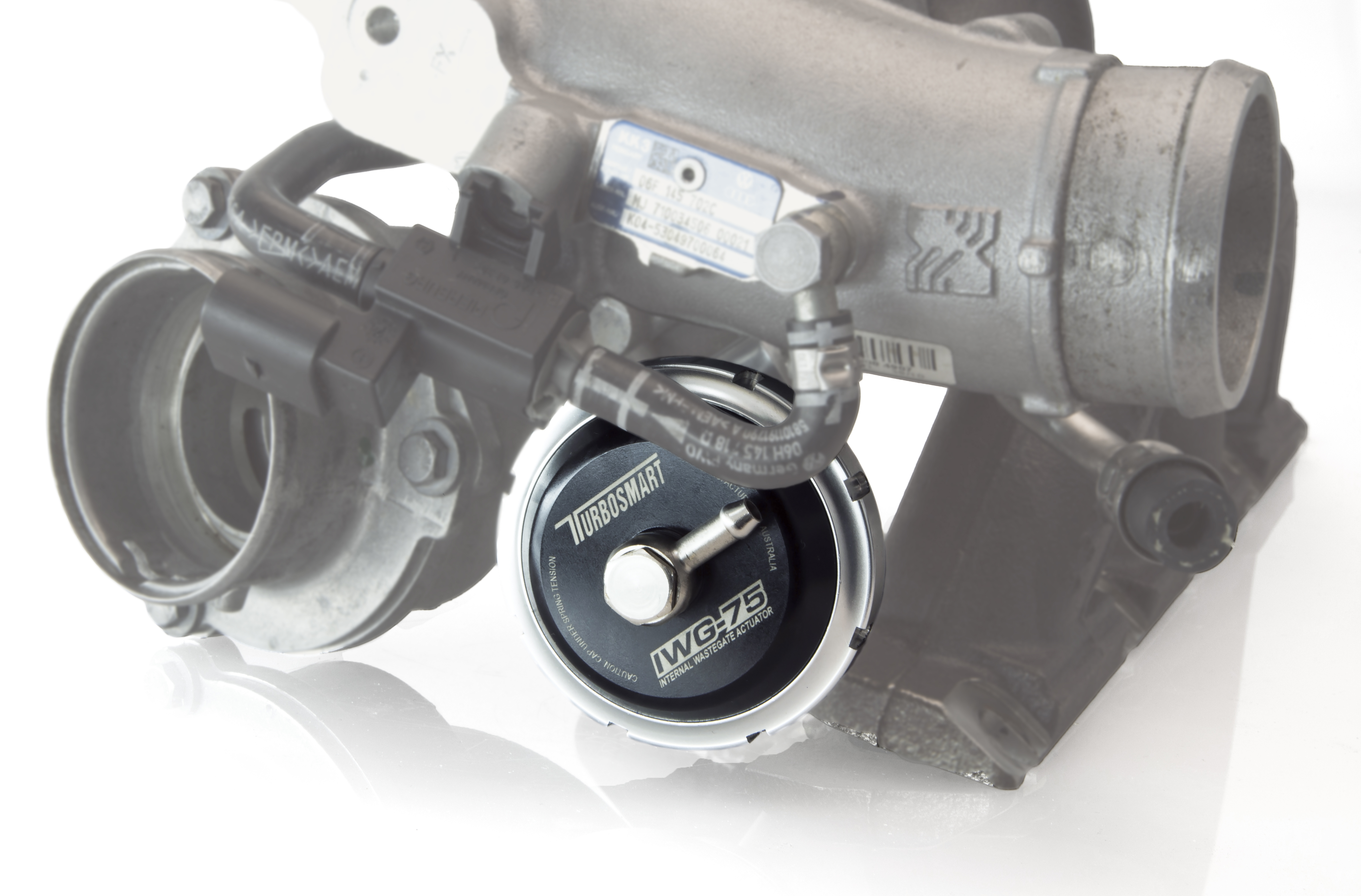IWG75 Wastegate Actuator Suit VAG K04 Variant Black 5PSI Turbosmart