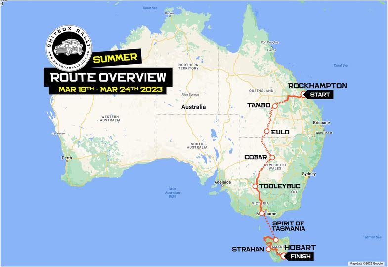 Shitbox Rally Map