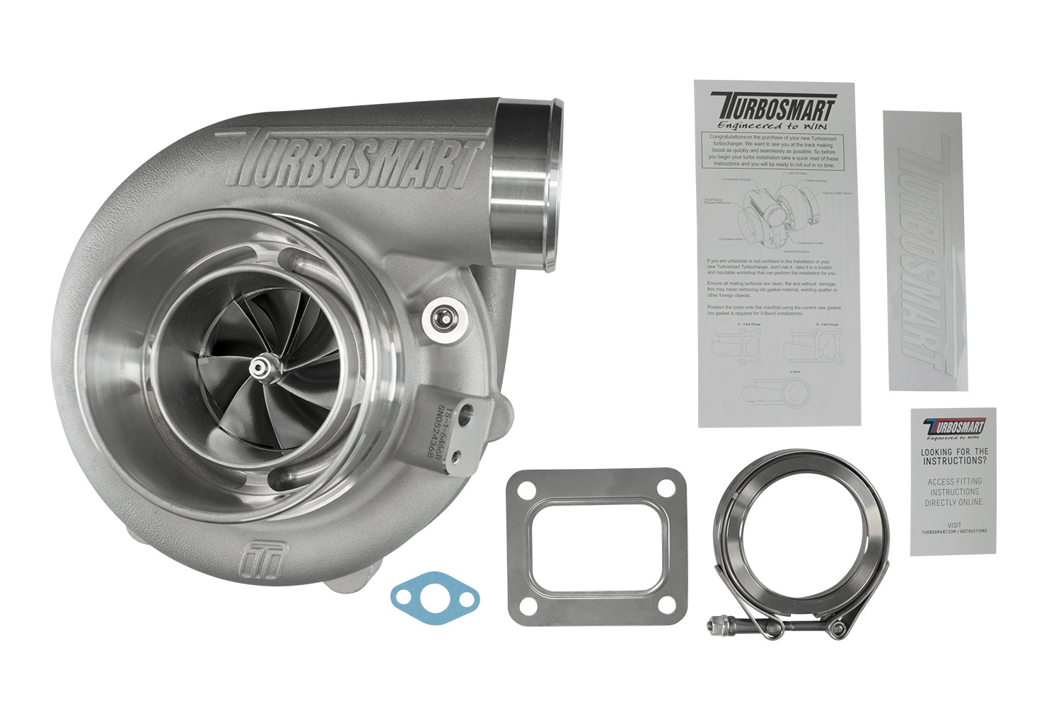 TS-1 Performance Turbocharger 6466 T4 0.96AR Externally Wastegated